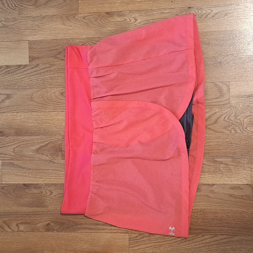 Under Amour Heat Gear Pink/Gray Skorts. Size XL NWT